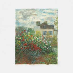 Cobertor De Velo Jardim do Artista Monet em Argenteuil Pintura