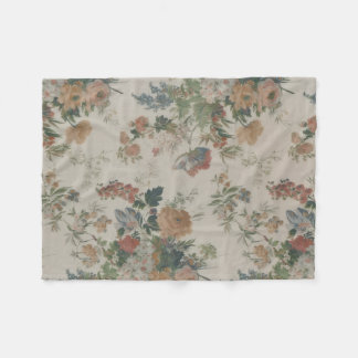 Cobertor De Velo Jardim Esquecido Floral Vintage