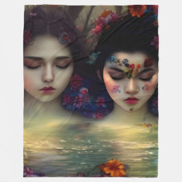 Cobertor De Velo Jardim Místico: Sonhos Florais