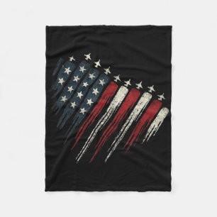 Cobertor De Velo Jato de 4 de Julho Bandeira Americana Patriótica E
