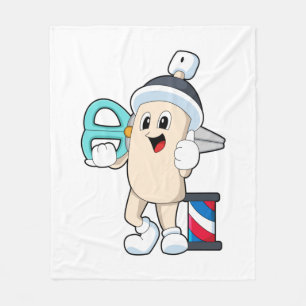 Cobertor De Velo Jato de hairdresser com tesoura