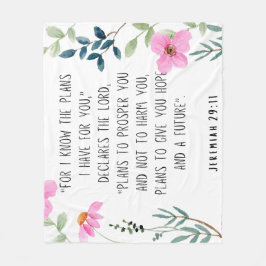 Cobertor De Velo Jeremiah 29:11 