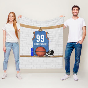Cobertor De Velo Jérsei Personalizado de Basquete (LB)