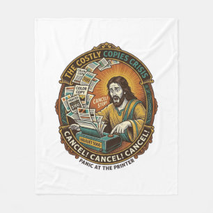 Cobertor De Velo Jesus Acidental 100 Cópias Coloridas Erro de Impre