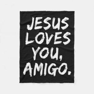 Cobertor De Velo Jesus Ama Você Amigo Crente Cristão Fé Deus