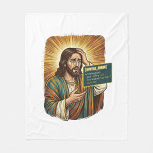 Cobertor De Velo Jesus chorando Erro de sintaxe Codificação Program