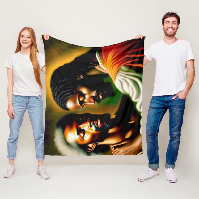 Cobertor De Velo Jesus cura um homem cego II e voa (In Situ)