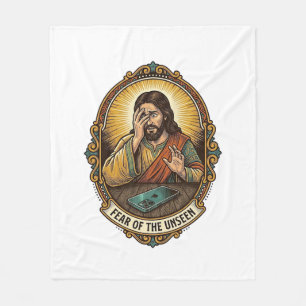 Cobertor De Velo Jesus Derrubou Tela do Telefone No Chão Da Boate H