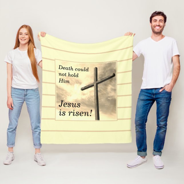 Cobertor De Velo JESUS É A Páscoa RISEN Cream (In Situ)
