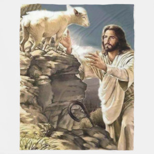 Cobertor De Velo JESUS e LAMB