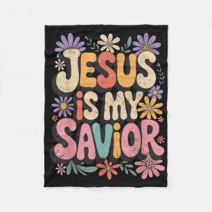 Cobertor De Velo Jesus é meu salvador meu Deus meu rei meu senhor c