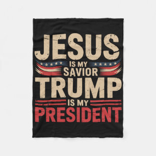 Cobertor De Velo Jesus É Meu Salvador Trump É Meu Presidente Pro-tr