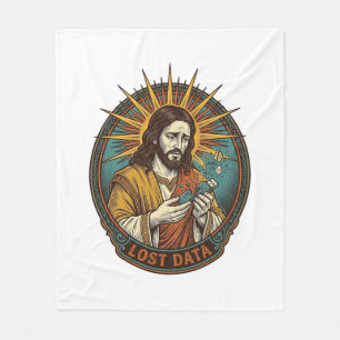 Cobertor De Velo Jesus Esmagou Pen Drive Perdeu Dados Humor_1