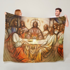 Cobertor De Velo Jesus Fleece Blanket