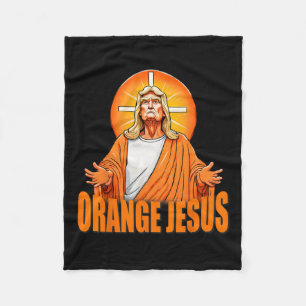 Cobertor De Velo Jesus Funny Trump