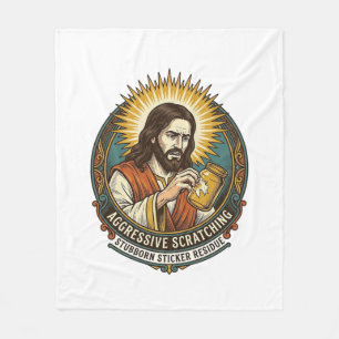 Cobertor De Velo Jesus Irritante Resíduo de Papel de Adesivo Descol