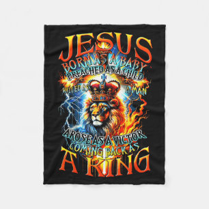 Cobertor De Velo Jesus Nasceu Como Um Bebê, Pregou Como Uma Criança