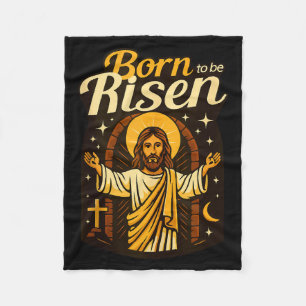 Cobertor De Velo Jesus Nascido Para Ser Ressuscitado Vida Eterna Cr
