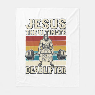 Cobertor De Velo Jesus O Levantador de Peso Definitivo Desenho Veto