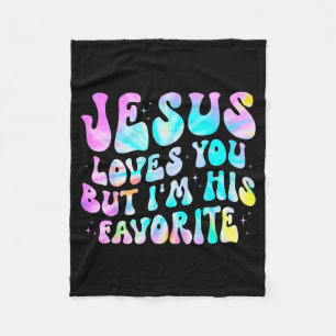 Cobertor De Velo Jesus Te Ama Mas Eu Sou Seu Favorito Deus Cristão