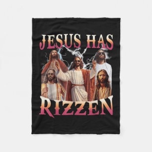 Cobertor De Velo Jesus Tem Rizzen Christian Meme Novelty Jesu