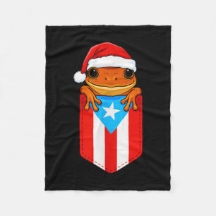 Cobertor De Velo Jibaro Coqui Sapo Porto Rico Bandeira Boricua Cket
