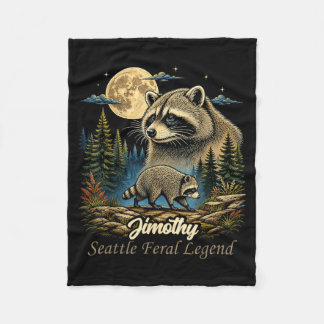 Cobertor De Velo Jimothy Guaxinim Engraçado Jimothy De Seattle Meme