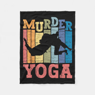 Cobertor De Velo Jiu Jitsu Brasileiro Assassinato Yoga Engraçado BJ