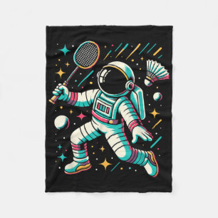 Cobertor De Velo Jogador de Badminton Astronauta Esporte Espacial