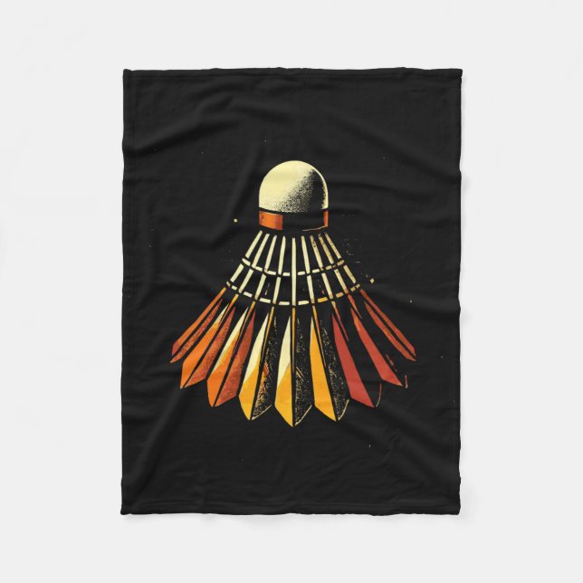 Cobertor De Velo Jogador de Badminton do Shuttle (Frente)