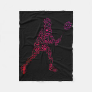 Cobertor De Velo Jogador de Badminton Squash Badminton Peteca