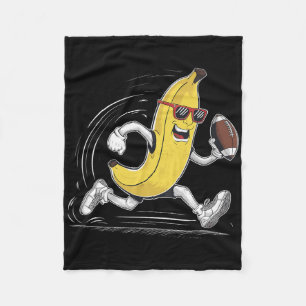 Cobertor De Velo Jogador de Bananas Fruta Esporte Cuja Banana Ameri