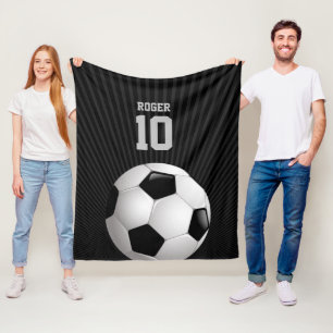 Cobertor De Velo Jogador de futebol do futebol de Personalizable