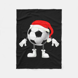 Cobertor De Velo Jogador de Futebol Futebolista Papai Noel Natal
