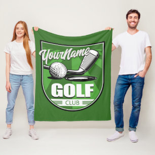 Cobertor De Velo Jogador de Golfe Personalizado
