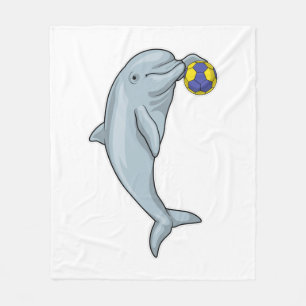 Cobertor De Velo Jogador de handebol Dolphin Handebol