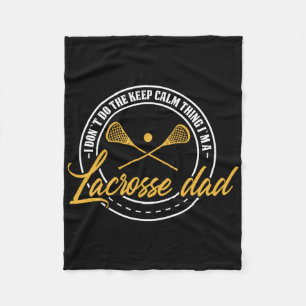 Cobertor De Velo Jogador De Lacrosse E Pai De Treinador Retro Lax P