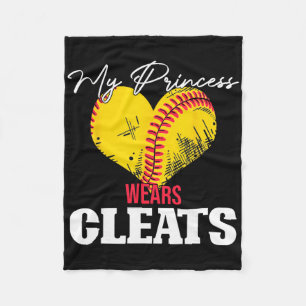 Cobertor De Velo Jogador de Softbol Mulheres Meninas Princesa Tacos