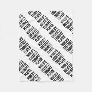 Cobertor De Velo Jogador de Trompete Maior do Mundo