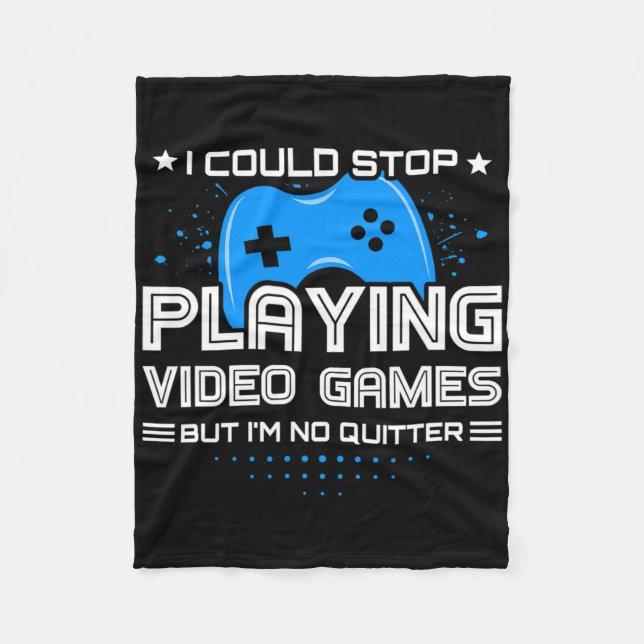 Cobertor De Velo Jogador De Vídeo Engraçado - Jogos De Console De P (Frente)