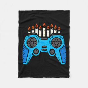 Cobertor De Velo Jogador de Video Game Judeu Hanukkah Chanukah Home