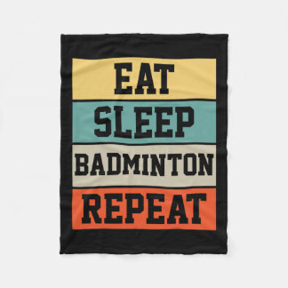 Cobertor De Velo Jogador desportivo Badminton - Presente Retro Funn