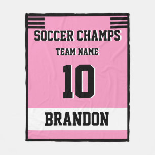 Cobertor De Velo Jogador personalizado de futebol Fleece Blanket ro
