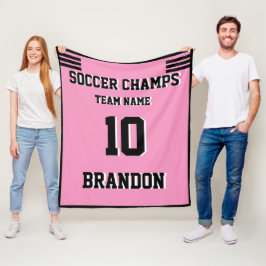 Cobertor De Velo Jogador personalizado de futebol Fleece Blanket ro