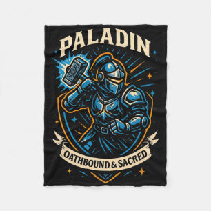 Cobertor De Velo Jogador Rpg Paladino D20 Dados Nerdy Geek Homens M