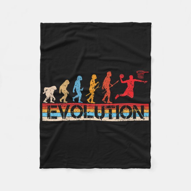 Cobertor De Velo Jogadores de Esqueleto de Evolução Engraçada Fãs d (Frente)