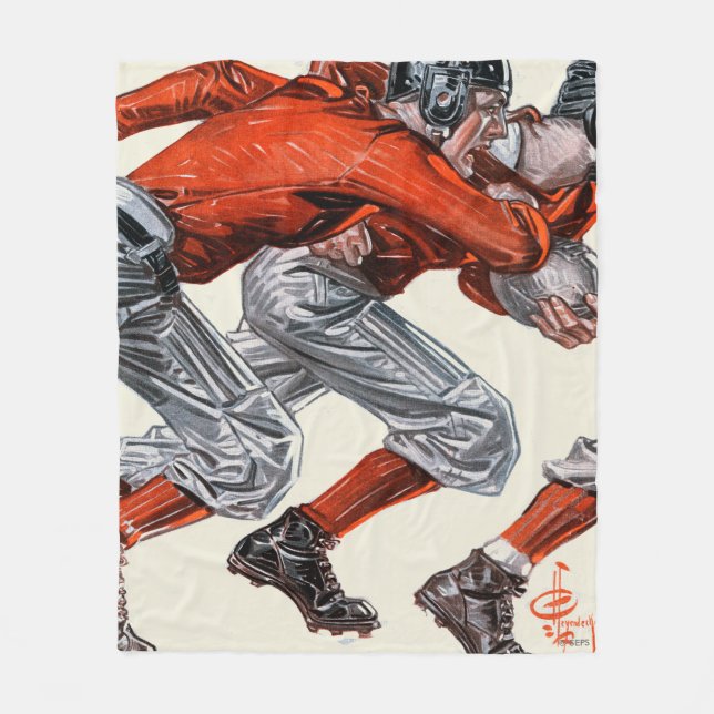 Cobertor De Velo Jogadores de futebol (Frente)