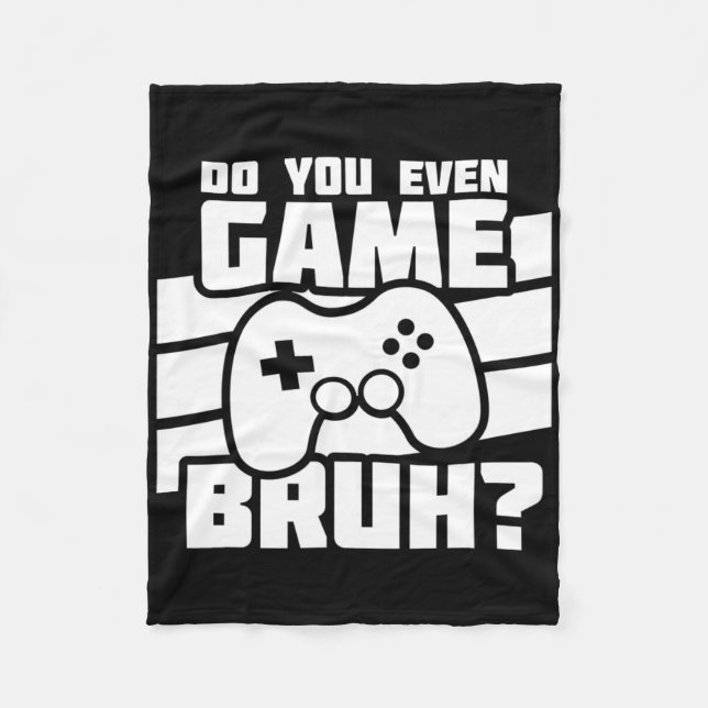 Cobertor De Velo Jogando Video Games - Meme de Jogador de Vídeo Gam (Frente)