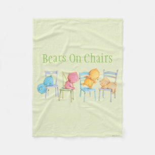 Cobertor De Velo Jogo azuis, cor-de-rosa, amarelos, e de Brown dos