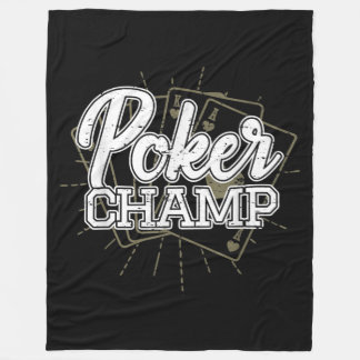 Cobertor De Velo Jogo de Cartões de Poker do Melhor Jogador
